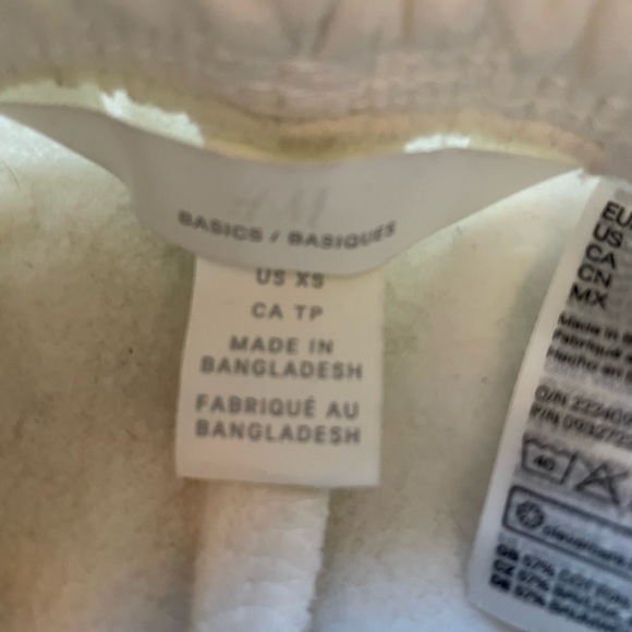 H&M White Sweatpants - Picture 3 of 4
